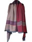 Cape Infinity Bamboe Rosa Red detail