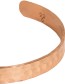 Koperen Armband Hammered detail