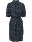 Jurk Frsanya 1 Navy With Flowers