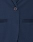 Blazer Nola Grey Sripe Dark Blue detail