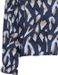 Blouse Frflowy Navy detail