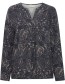 Blouse Frkiki Leaves Blue