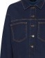 Spijkerjasje Frselma Indigo Blue Denim detail