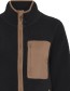 Jas Fleece Frmila1 Zwart detail
