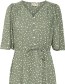 Jurk Kamma Dot Green detail