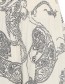 Pantalon Froline Paisley Black White detail