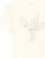 T&#8209;shirt Frariella Whisper White detail