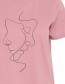 T&#8209;shirt Frsavai Nostalgia Rose Mix detail