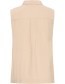 Mouwloze Blouse Top Fradah Savannah Tan detail