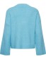 Trui V Hals Frbeverly  Ethereal Blue Melange detail