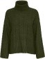 Trui Col Frbeverly Rifle Green Melange