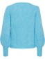 Trui Frelna Ethereal Blue Melange detail