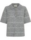 Trui Korte Mouw Frkendra Stripe Asphalt Melange