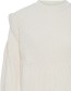Trui Pzmarla Pattern Cloud Dancer detail