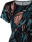 Jurk Palm Hop Zwart detail
