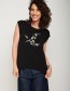 T-shirt Animal Bird Fly Tender Zwart