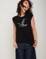 T-shirt Animal Bird Fly Tender Zwart
