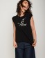 T-shirt Animal Bird Fly Tender Zwart