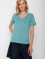 T-shirt Flamingo Island Blue