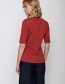 T-shirt Bike Flowers Deep Scarlet Red
