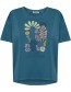 T‑shirt Feel Les Fleurs True Blue