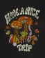 T&#8209;shirt Nature Nice Trip Zwart detail