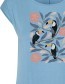 T‑shirt Timid Tucan Flowe Glacier Blue detail