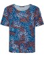 T&#8209;shirt Sparkling Leaves Paradise Blue