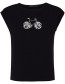 Top Bike Flowers Tender  Zwart