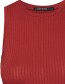 Top Few Scarlet Red detail