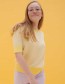 Trui Top Elena Lemon Fishbone