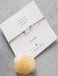 Armband Gemstone Card Citrine Gold