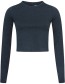 Longsleeve Cropp Train Relaxed Navy