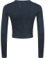 Longsleeve Cropp Train Relaxed Navy detail