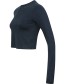 Longsleeve Cropp Train Relaxed Navy detail