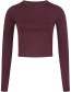 Longsleeve Cropp Train Relaxed Purple