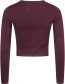 Longsleeve Cropp Train Relaxed Purple detail