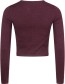 Longsleeve Cropp Train Relaxed Purple detail