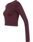 Longsleeve Cropp Train Relaxed Purple detail