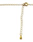 Vergulde Ketting Glow Dark Blue detail