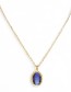 Vergulde Ketting Glow Purple Blue