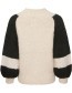 Trui Alpaca Dora Marfil Black detail