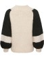 Trui Alpaca Dora Marfil Black detail