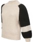 Trui Alpaca Dora Marfil Black detail
