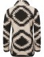 Vest Jas Alpaca Maor Marfil Black detail