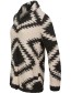 Vest Jas Alpaca Maor Marfil Black detail