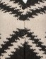 Vest Jas Alpaca Maor Marfil Black detail