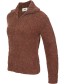 Vest Rits  Alpaca Ice Bomber Cacao detail