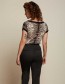 T-shirt Boatneck Kallina Black