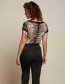 T-shirt Boatneck Kallina Black
